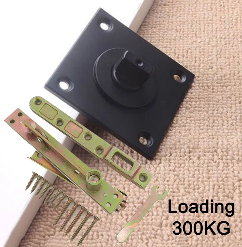 Комплект усиленных дверных петель с поворотом на 360° ° Ротационные невидимые скрытые дверные петли с вертикальным креплением (вверх-вниз), нагрузка до 300 кг
Комплект усиленных дверных петель с поворотом на 360° ° Ротационные невидимые скрытые дверные петли с вертикальным креплением (вверх-вниз), нагрузка до 300 кг