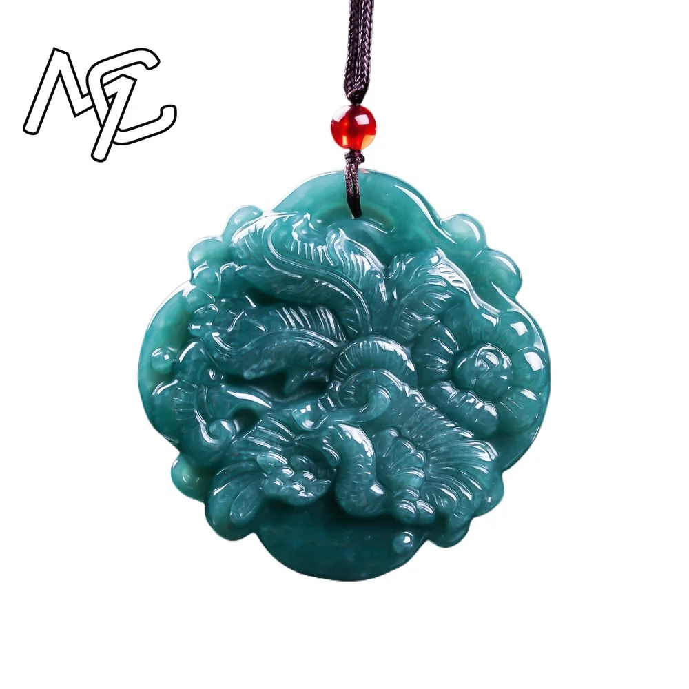 Emerald Natural Jadeite Blue Water Double-sided Peony Phoenix Pendant Necklace Carved Charm Jewelry Fashion Women Amulet Gifts
Emerald Natural Jadeite Blue Water Double-sided Peony Phoenix Pendant Necklace Carved Charm Jewelry Fashion Women Amulet Gifts