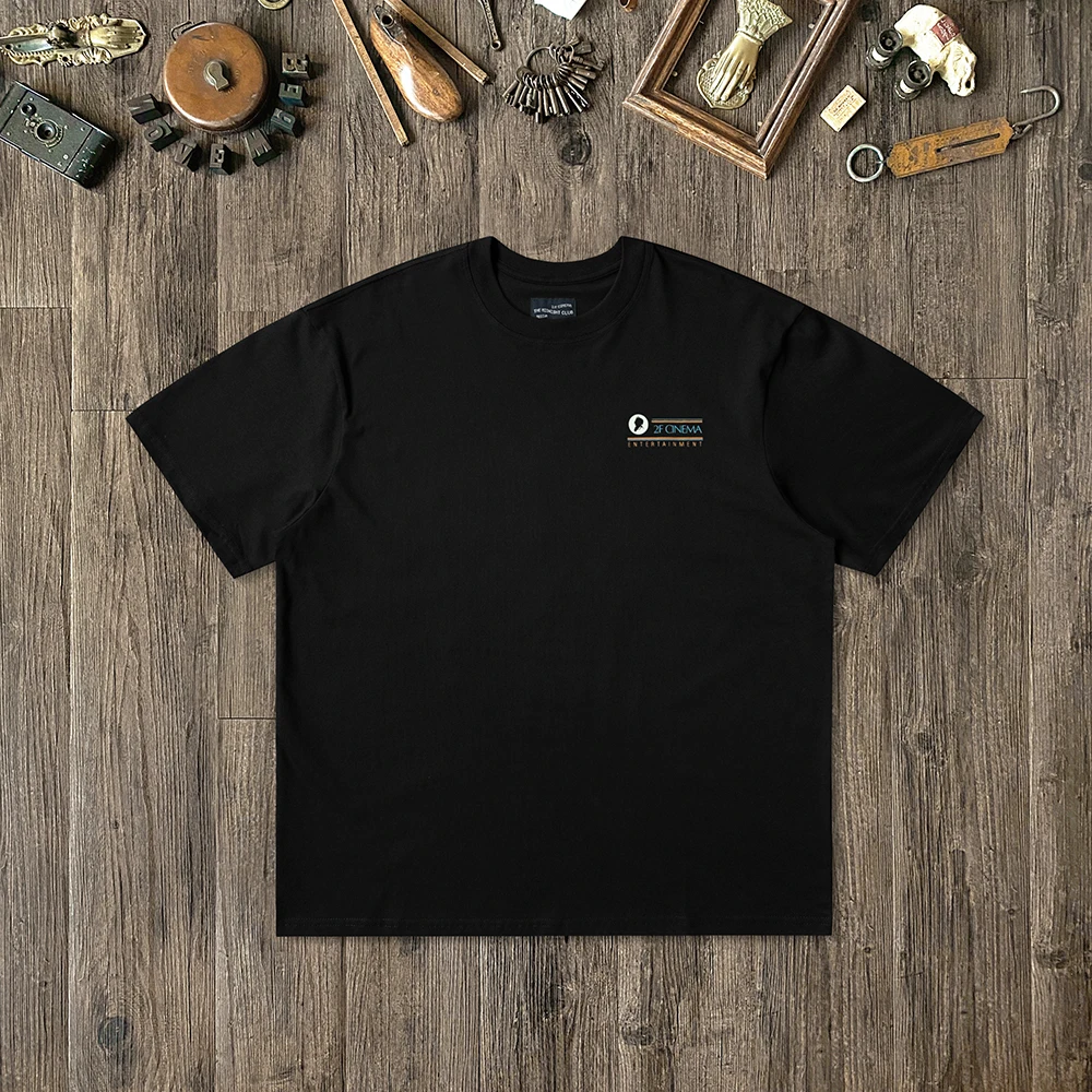 Midnight Club, black loose three-dimensional print, Back to the Future, short-sleeved t-shirt
Midnight Club, black loose three-dimensional print, Back to the Future, short-sleeved t-shirt