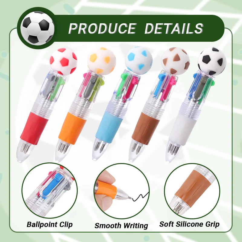 10/20Pcs Mixed 4-Color Football Themed Retractable Ballpoint Pens Multicolor Pens Kids Sports Party Classroom Student Supplies
10/20Pcs Mixed 4-Color Football Themed Retractable Ballpoint Pens Multicolor Pens Kids Sports Party Classroom Student Supplies