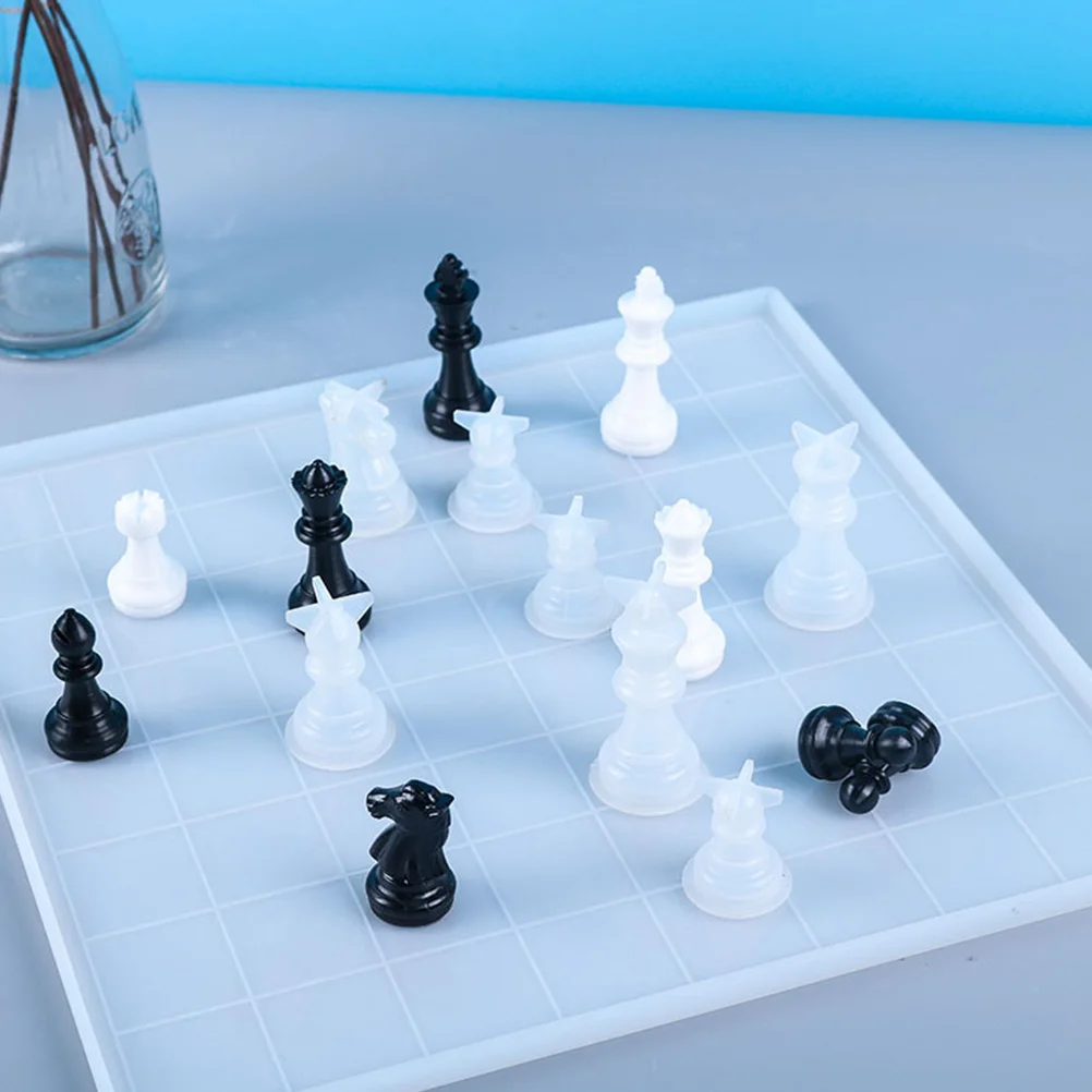 6pcs Silicone Chess Pieces Mold Diy Non-Stick Game Making Tool For Desktop Decor Craft Jewelry Making Accessories Gift
6pcs Silicone Chess Pieces Mold Diy Non-Stick Game Making Tool For Desktop Decor Craft Jewelry Making Accessories Gift