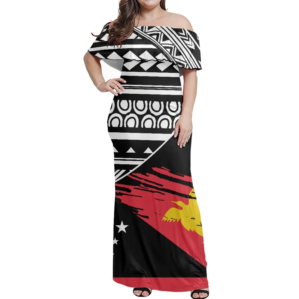 2022 The New Design Papua New Guinea Women Elegant One Shoulder Dress New Summer Plus Size Ruffle Long Dresses Clothing
2022 The New Design Papua New Guinea Women Elegant One Shoulder Dress New Summer Plus Size Ruffle Long Dresses Clothing