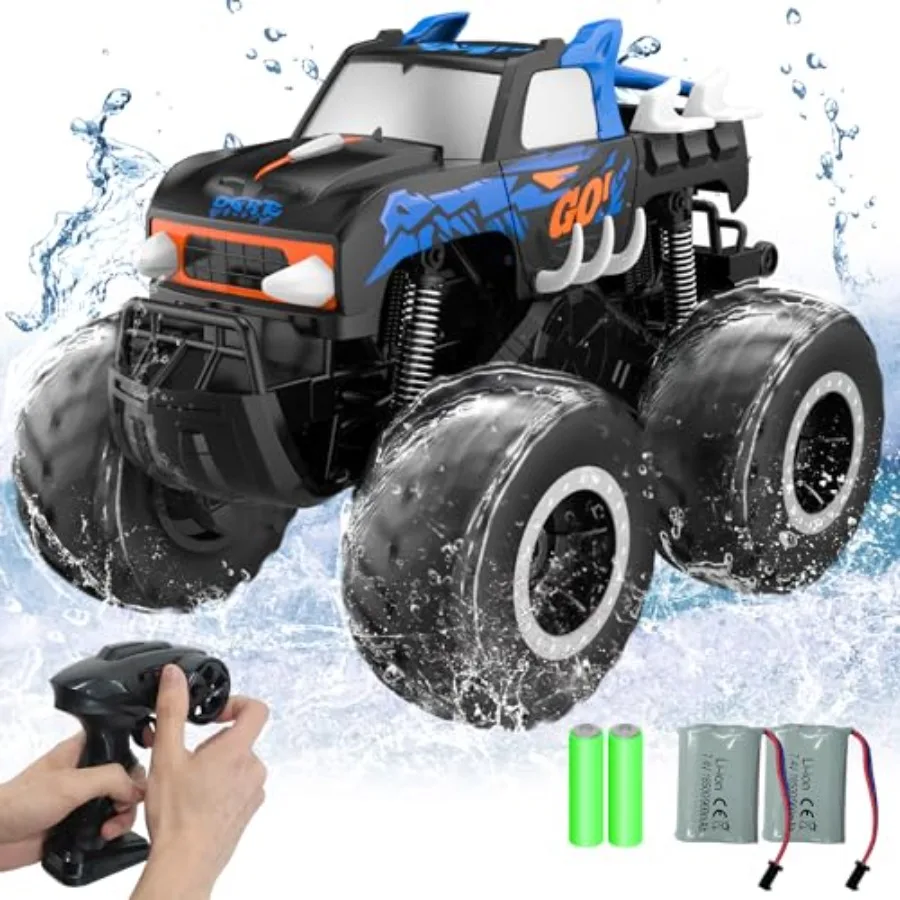 2.4 GHz Remote Control Car Toys for Boys 1:16 All Terrain Off-Road RC Car Waterproof Monster Truck Pool Toy Remote Control Boat
2.4 GHz Remote Control Car Toys for Boys 1:16 All Terrain Off-Road RC Car Waterproof Monster Truck Pool Toy Remote Control Boat