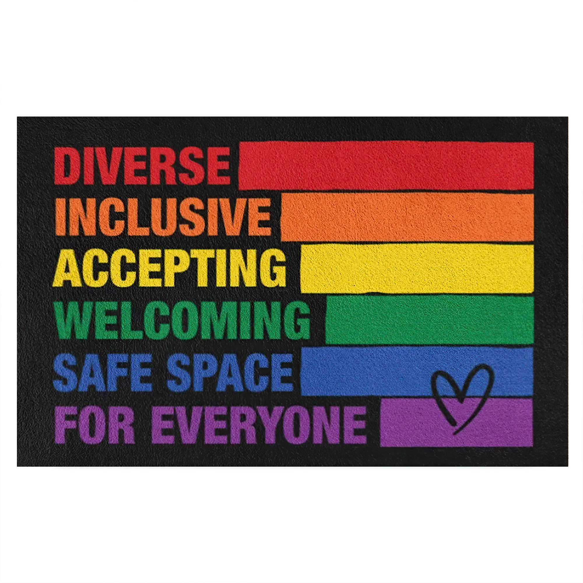 Rainbow Progress Pride Day Doormat Rubber Bathroom Kitchen Mat Garden Garage Door Floor Mat Non-Slip Carpet Entrance Rug
Rainbow Progress Pride Day Doormat Rubber Bathroom Kitchen Mat Garden Garage Door Floor Mat Non-Slip Carpet Entrance Rug