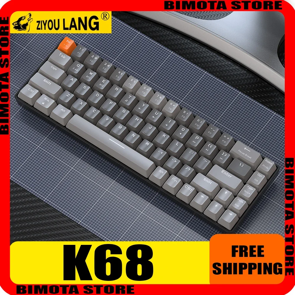 Механическая клавиатура Freewolf K68, двойной режим, беспроводная Bluetooth, игровая клавиатура с горячей заменой, эргономичная USB Type-C, 68 клавиш, подарок для ПК, геймера
Механическая клавиатура Freewolf K68, двойной режим, беспроводная Bluetooth, игровая клавиатура с горячей заменой, эргономичная USB Type-C, 68 клавиш, подарок для ПК, геймера