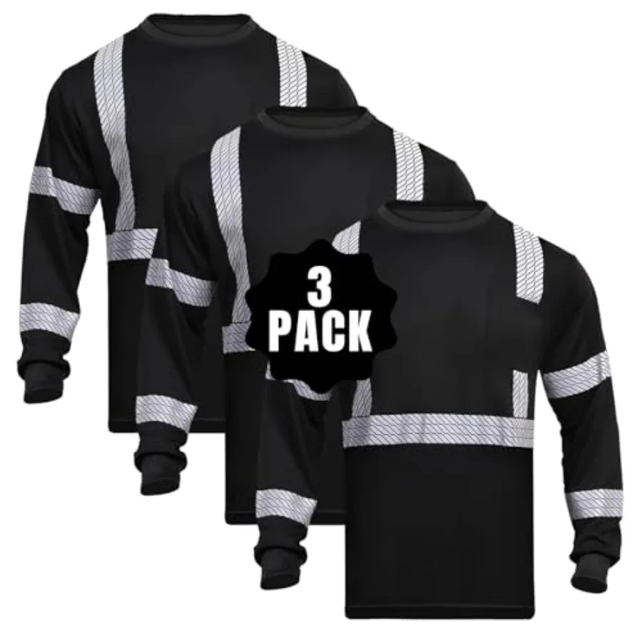 Hi Vis Shirts for MenSafety Long Sleeve Men's High Visibility Reflective Class 3 T-Shirt for Construction Work
Hi Vis Shirts for MenSafety Long Sleeve Men's High Visibility Reflective Class 3 T-Shirt for Construction Work