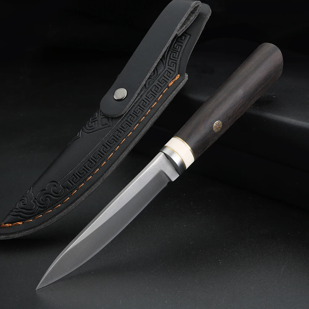 Sandalwood Camping Barbecue Portable Fruit Sharpening Knife Multi functional Melon and Fruit Knife
Sandalwood Camping Barbecue Portable Fruit Sharpening Knife Multi functional Melon and Fruit Knife