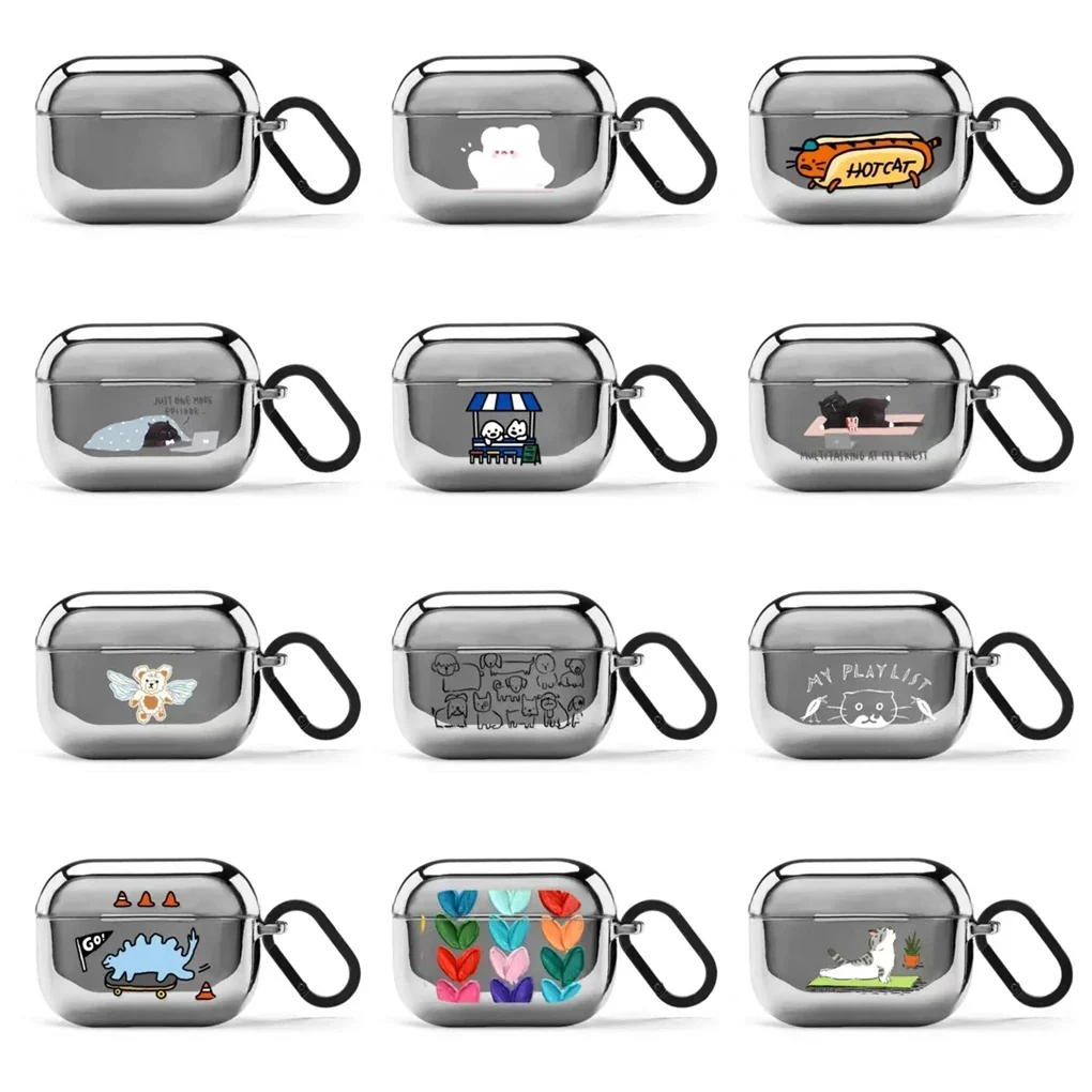 Colorful Hearts Electroplated Protective Case for AirPods Pro2 Pro 4 3 Pro Earbuds Charging Box Cover with Hook
Colorful Hearts Electroplated Protective Case for AirPods Pro2 Pro 4 3 Pro Earbuds Charging Box Cover with Hook