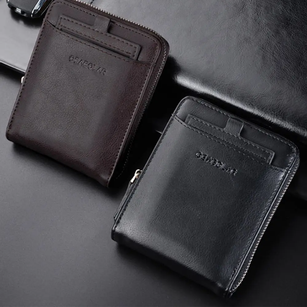 Phone Pocket Bag Anti-magnetic Anti-theft RFID PU Leather Card Holder Case Short Purse Coin Clutch Bag Men Leather Wallet
Phone Pocket Bag Anti-magnetic Anti-theft RFID PU Leather Card Holder Case Short Purse Coin Clutch Bag Men Leather Wallet