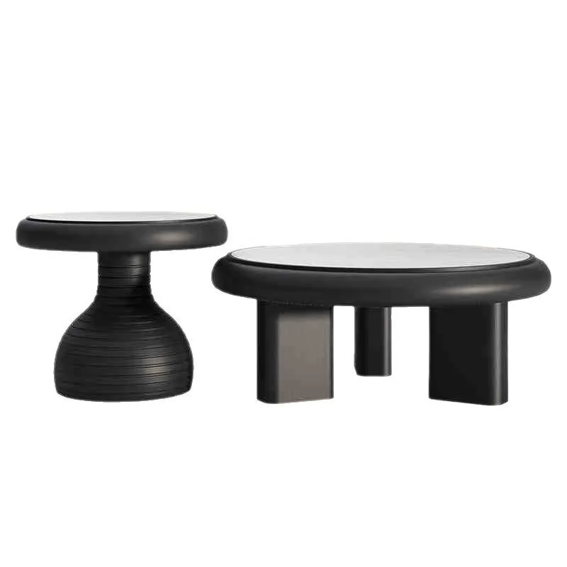 Retro Italian minimalist round coffee table combination living room household small apartment
Retro Italian minimalist round coffee table combination living room household small apartment