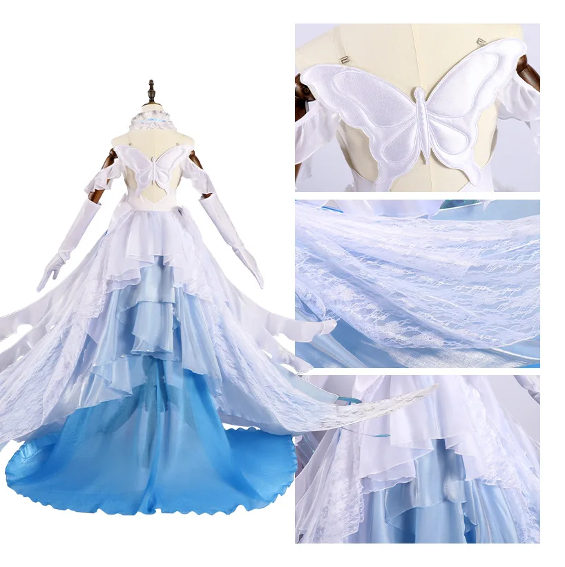 Vsinger Luo Tianyi White Valentine's Day Cosplay Costume Idol Singer Dress Outfit Party Christmas Play Role Clothing for Women
Vsinger Luo Tianyi White Valentine's Day Cosplay Costume Idol Singer Dress Outfit Party Christmas Play Role Clothing for Women