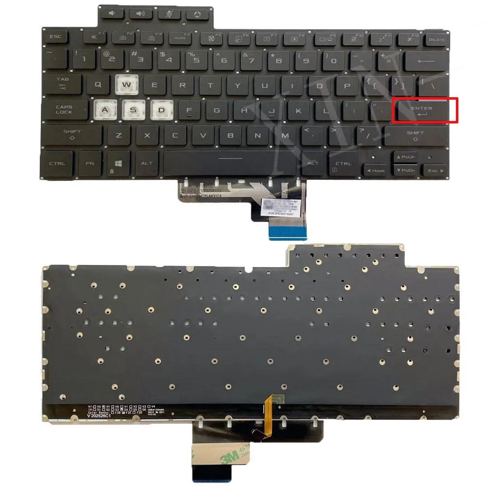 US Backlit Laptop Keyboard for ASUS ROG Ice Blade 6 Dual Screen Keyboard GX650R 2022
US Backlit Laptop Keyboard for ASUS ROG Ice Blade 6 Dual Screen Keyboard GX650R 2022