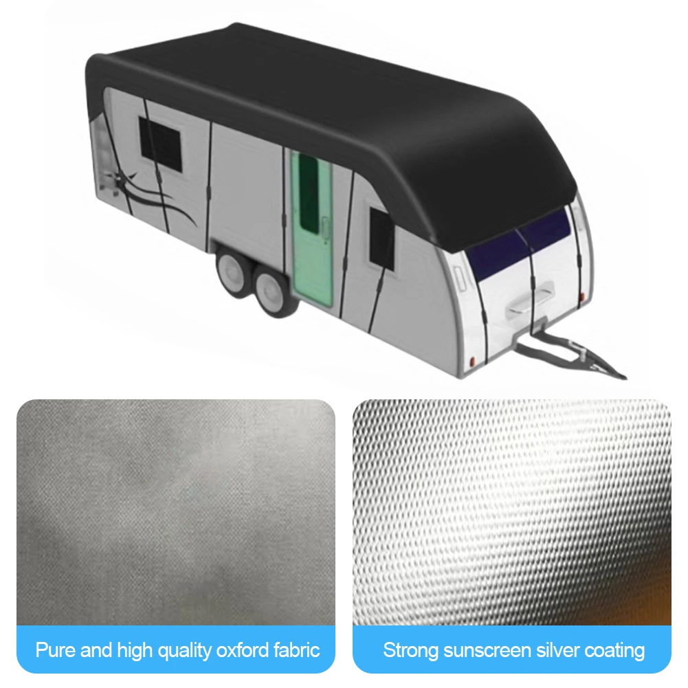 8.5x3m Caravan Roof Cover Weather-Resistant RV Sun Protection Car Cover Foldable Motorhome Roof Cover for RV Travel Car Supplies
8.5x3m Caravan Roof Cover Weather-Resistant RV Sun Protection Car Cover Foldable Motorhome Roof Cover for RV Travel Car Supplies
