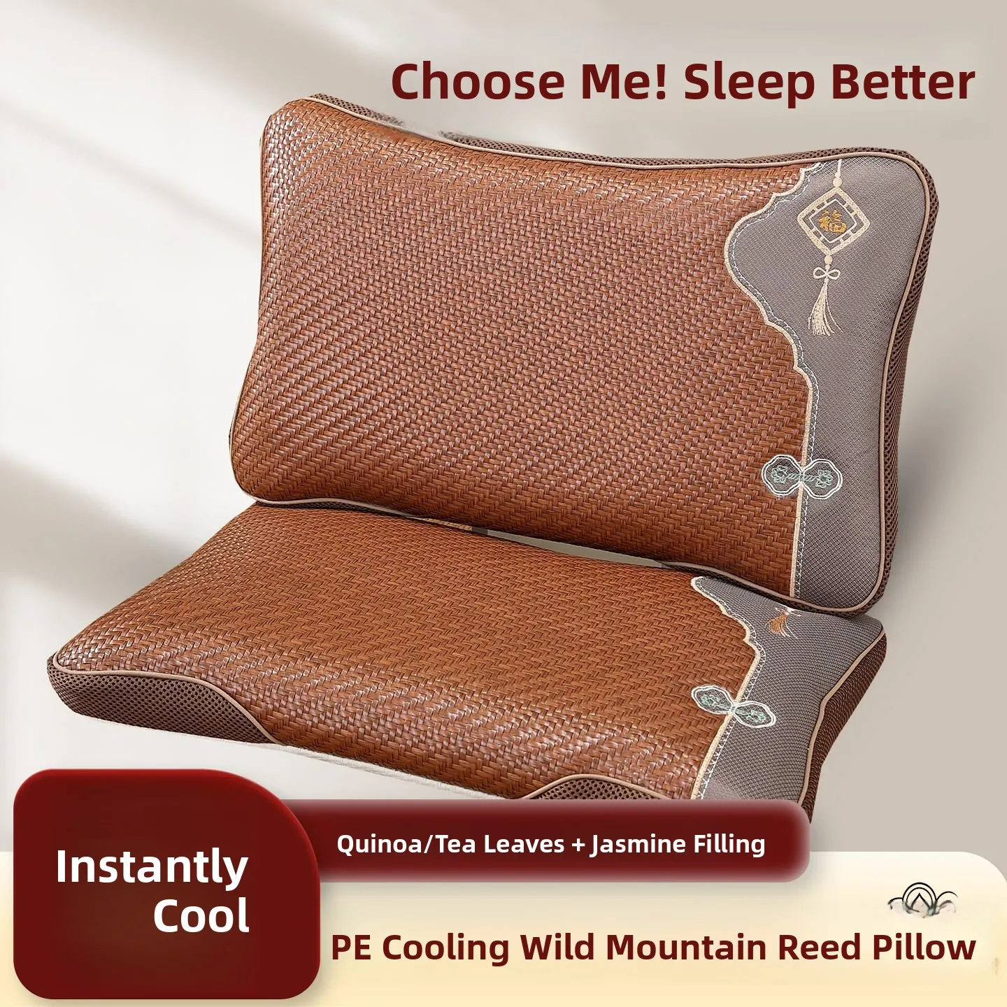 Summer Hard Whole Buckwheat Hull Pillow Men's Neck Support Ice Vinefilling Sleep Aid Bamboo Pillow Rectangular Polyester Fabric
Summer Hard Whole Buckwheat Hull Pillow Men's Neck Support Ice Vinefilling Sleep Aid Bamboo Pillow Rectangular Polyester Fabric