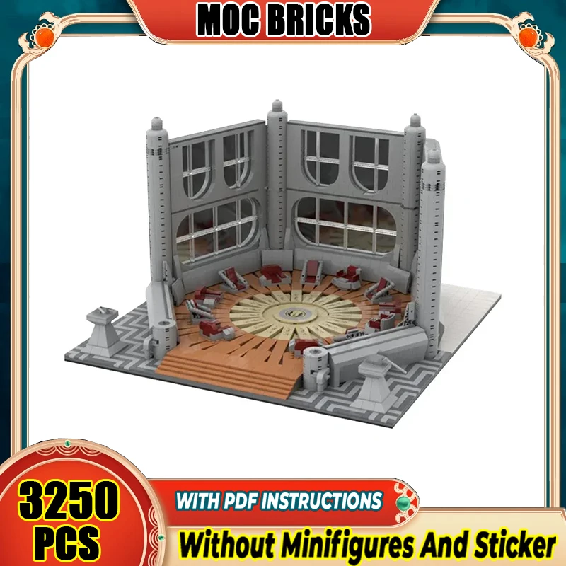 Модель звездных фильмов Moc, строительные кирпичи, продвинутая конференц-зал, технология, модульные блоки, подарки, рождественские игрушки, наборы «сделай сам», сборка
Модель звездных фильмов Moc, строительные кирпичи, продвинутая конференц-зал, технология, модульные блоки, подарки, рождественские игрушки, наборы «сделай сам», сборка