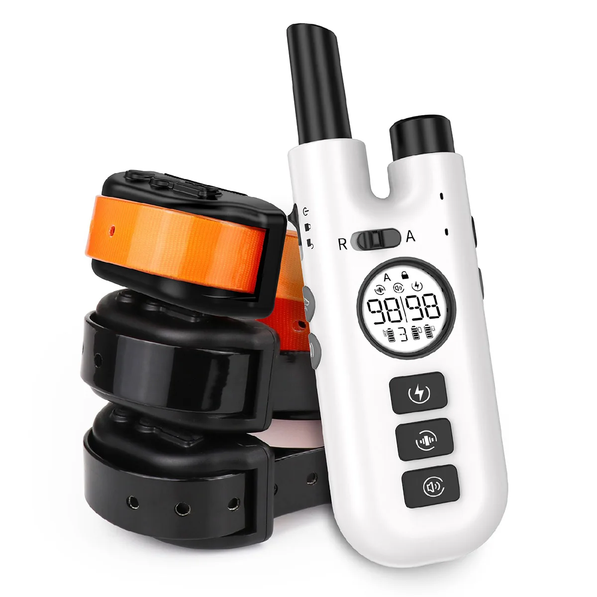 Dog Training Collar with Remote Control, for Dogs 15-100lbs, IPX7 Waterproof Collar for Dogs with Beep Vibration and Safety Lock
Dog Training Collar with Remote Control, for Dogs 15-100lbs, IPX7 Waterproof Collar for Dogs with Beep Vibration and Safety Lock