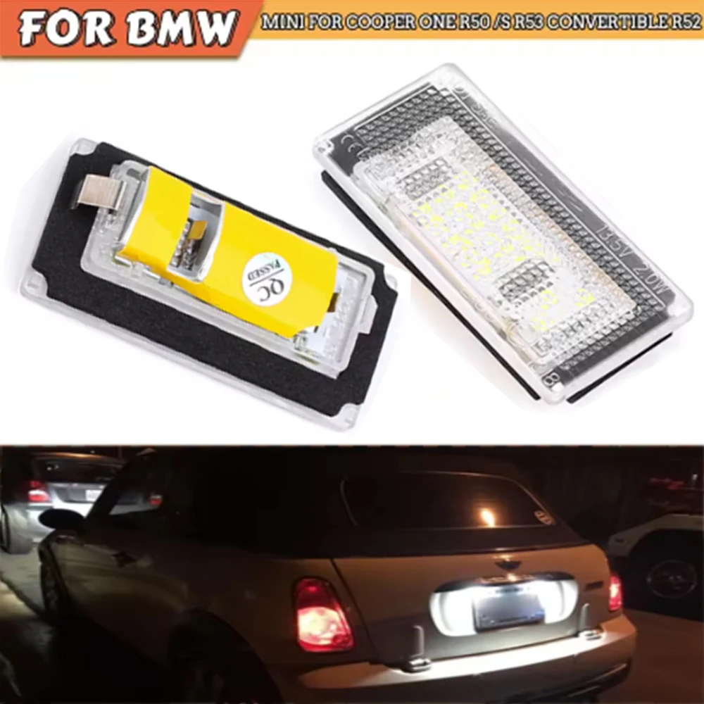 2pcs LED Number License Plate Light Lamps For BMW S R50 R52 2004-2008 R53 2001-2006 Car No Error Car License Plate Lights,White
2pcs LED Number License Plate Light Lamps For BMW S R50 R52 2004-2008 R53 2001-2006 Car No Error Car License Plate Lights,White