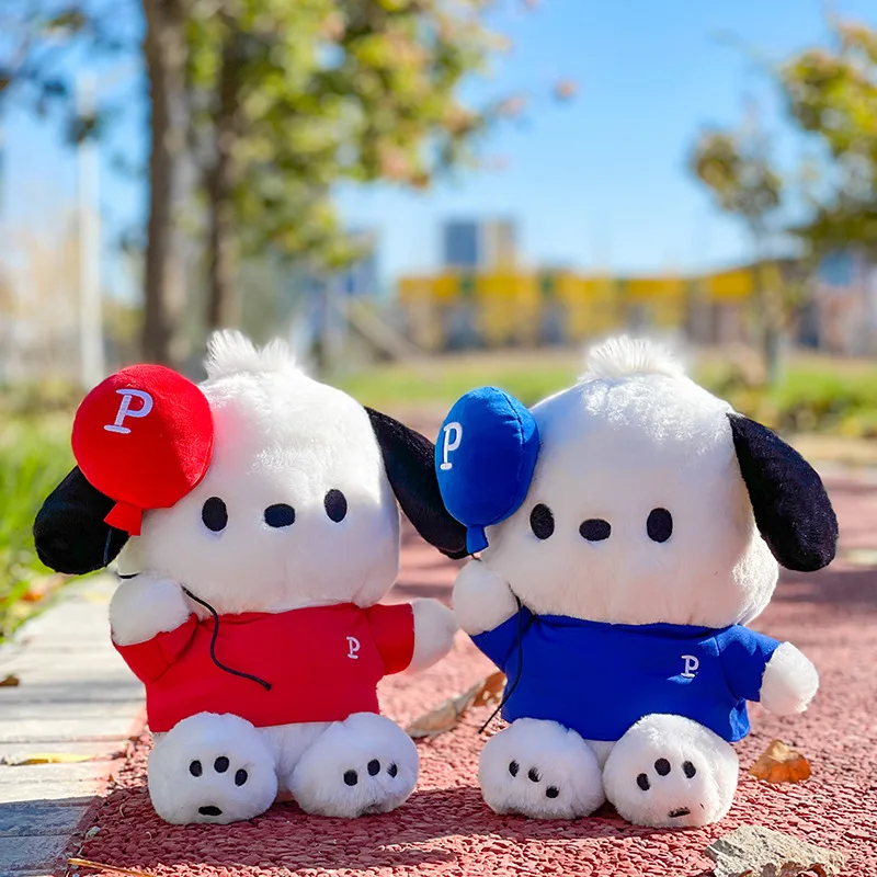 Большая плюшевая игрушка Sanrio Pochacco в виде воздушного шара, мягкая игрушка для детей, подарок на день рождения, украшение для кровати, милая кукла
Большая плюшевая игрушка Sanrio Pochacco в виде воздушного шара, мягкая игрушка для детей, подарок на день рождения, украшение для кровати, милая кукла