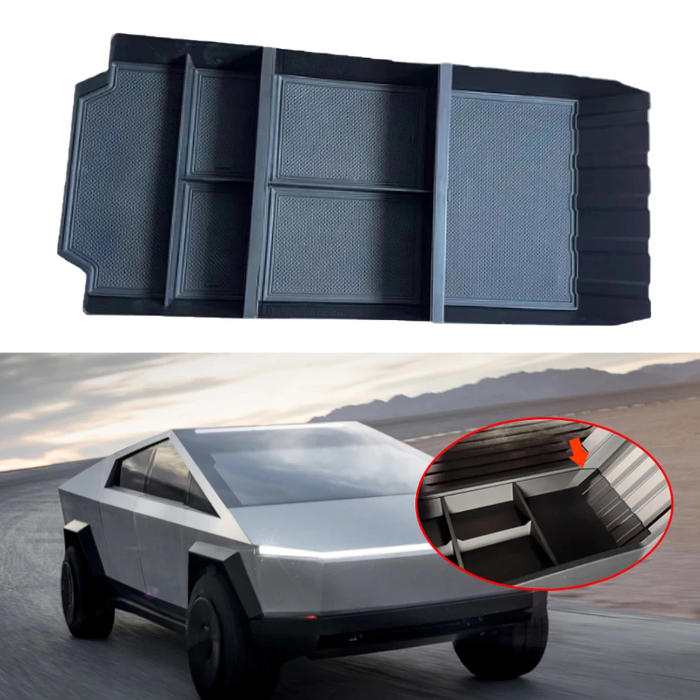 For Tesla Cybertruck 2024 Versatile Compartments Lower Center Console Tray Floor Storage Organizer armrest box storage box
For Tesla Cybertruck 2024 Versatile Compartments Lower Center Console Tray Floor Storage Organizer armrest box storage box