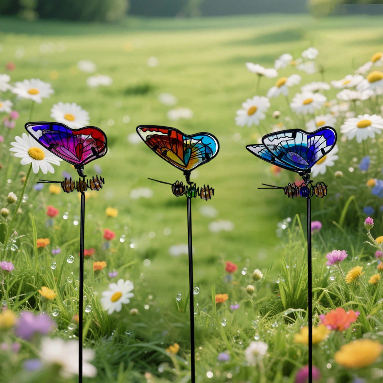 Butterfly Garden Statues 3Pcs Glow in The Dark Butterflies Lifelike Landscaping Decorations Yard Art Ornaments
Butterfly Garden Statues 3Pcs Glow in The Dark Butterflies Lifelike Landscaping Decorations Yard Art Ornaments