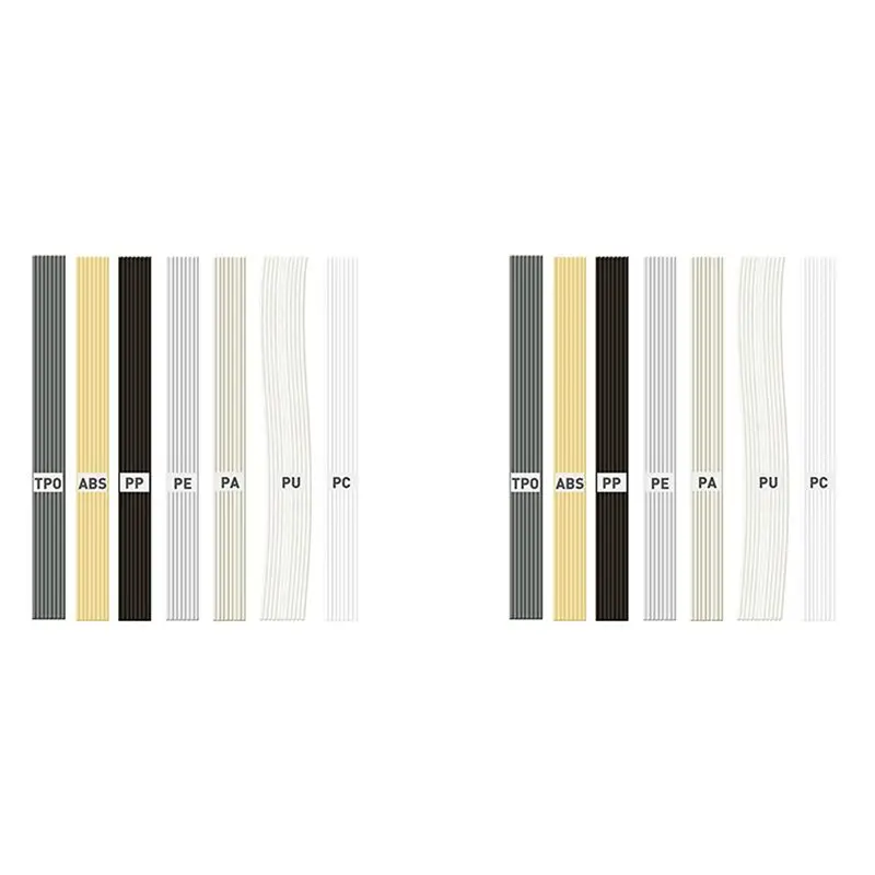 Limited Stock-FF 112PCS Plastic Welding Rods, 7 Types ABS PP PU PE PA PC TPO 13 Inch Plastic Welder Rod For Car Bumper Kayak
Limited Stock-FF 112PCS Plastic Welding Rods, 7 Types ABS PP PU PE PA PC TPO 13 Inch Plastic Welder Rod For Car Bumper Kayak