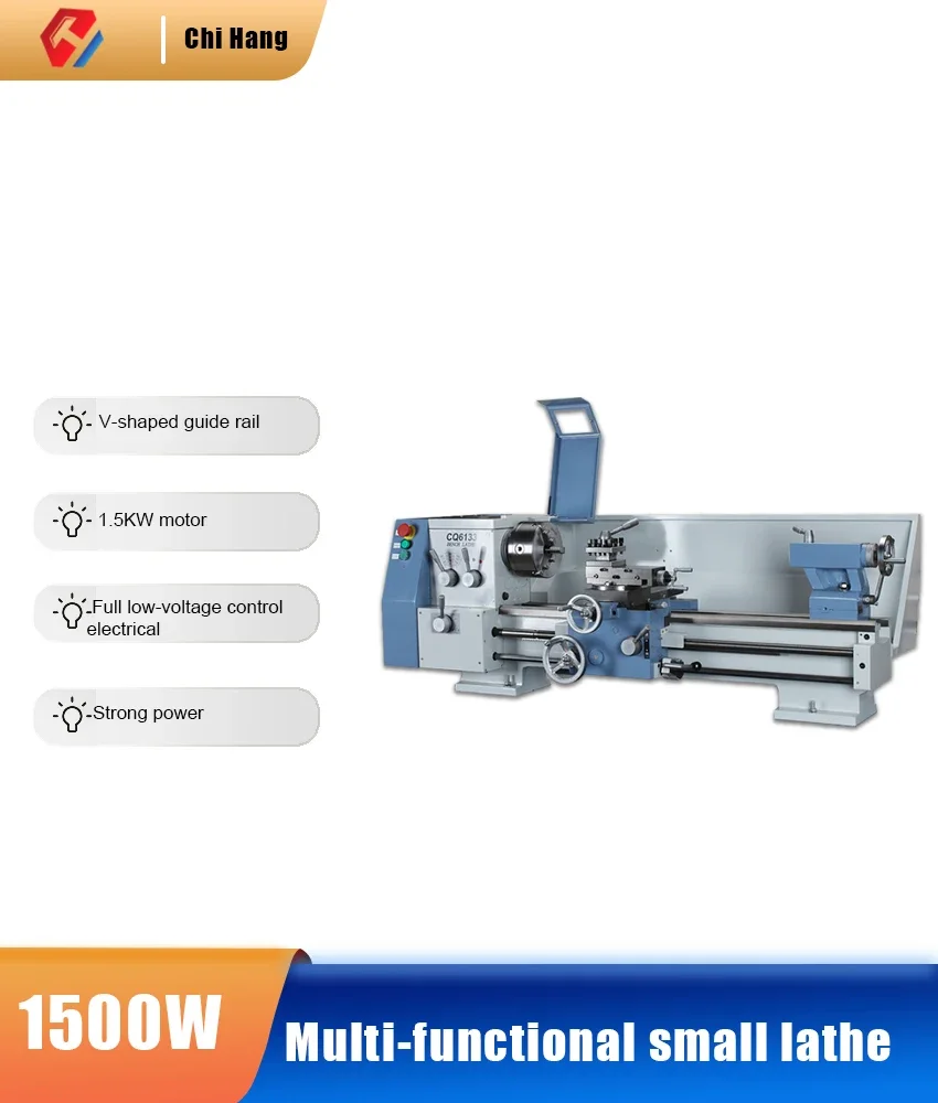CQ6132 Upgraded Industrial High-power Multi-functional Small Lathe Miniature Lathe Metal Small Processing Machine Tool Lathe
CQ6132 Upgraded Industrial High-power Multi-functional Small Lathe Miniature Lathe Metal Small Processing Machine Tool Lathe