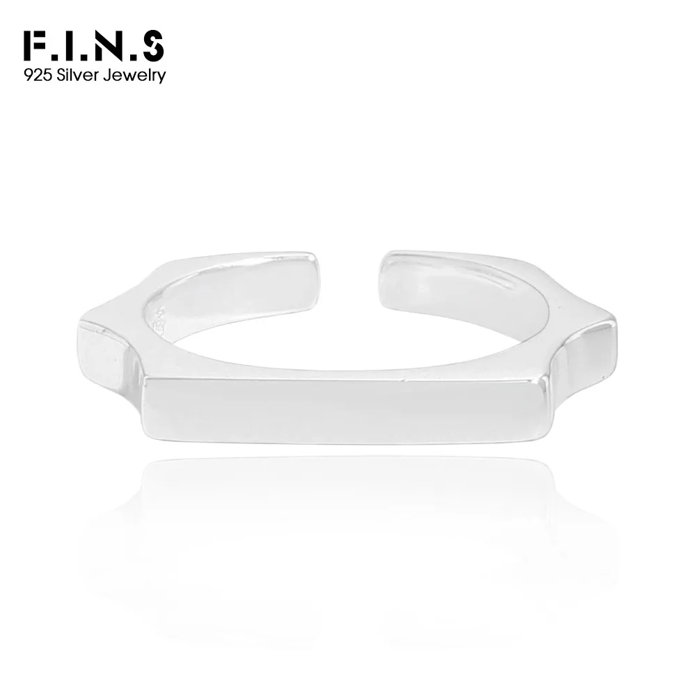 F.I.N.S минимализм, многоугольное кольцо из стерлингового серебра S925, геометрическое гладкое регулируемое кольцо на средний палец, ювелирные аксессуары
F.I.N.S минимализм, многоугольное кольцо из стерлингового серебра S925, геометрическое гладкое регулируемое кольцо на средний палец, ювелирные аксессуары