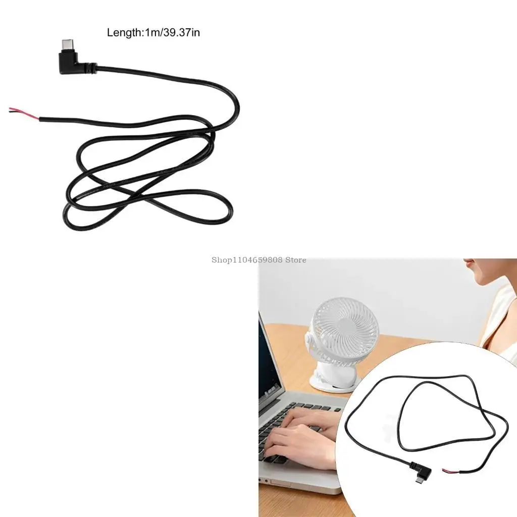 Type C to Open End Pigtail Cord 5V 3A for USB C Equipment LED Light Routers Fan
Type C to Open End Pigtail Cord 5V 3A for USB C Equipment LED Light Routers Fan