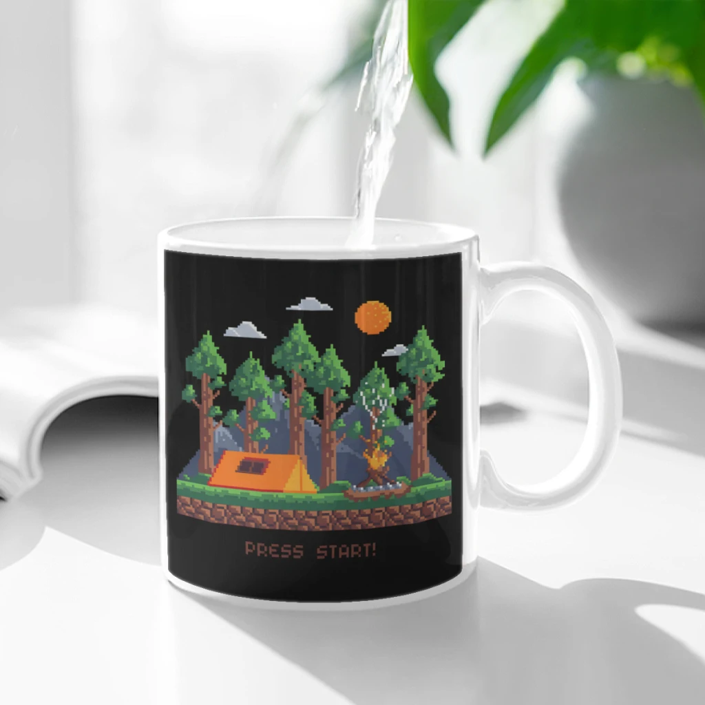 Press Start Camping Ceramic Cup Coffee Oatmeal Breakfast Cup Creative Personality Mug
Press Start Camping Ceramic Cup Coffee Oatmeal Breakfast Cup Creative Personality Mug