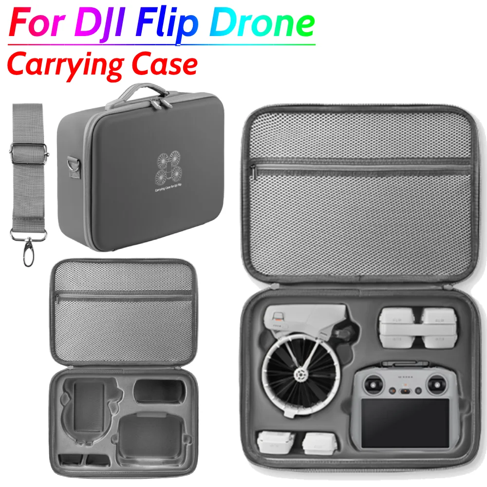 Портативный чехол для переноски DJI Flip Drone, аксессуары, противоударная дорожная сумка для хранения, устойчивая к падениям сумка на плечо, защитный чехол
Портативный чехол для переноски DJI Flip Drone, аксессуары, противоударная дорожная сумка для хранения, устойчивая к падениям сумка на плечо, защитный чехол