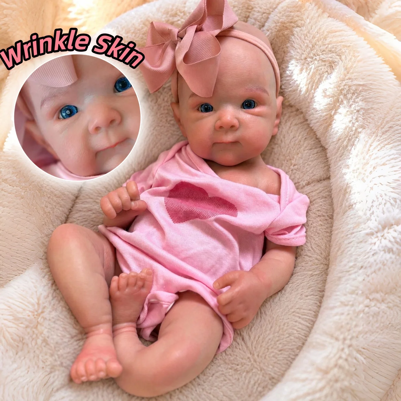 OtardDolls-18 Inches Wrinkle Skin Open Mouth Bettie Solid Silicone Bebe Reborn Girl Doll With Painted Skin Lifelike Reborn Doll
OtardDolls-18 Inches Wrinkle Skin Open Mouth Bettie Solid Silicone Bebe Reborn Girl Doll With Painted Skin Lifelike Reborn Doll
