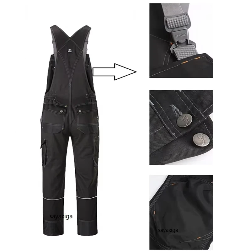 Welding Suit Working Bib Overalls Protective Working Jumpsuit Men Workwear Tooling Uniform Mechanic Multi-pocket Cargo Pants 5xl 
Welding Suit Working Bib Overalls Protective Working Jumpsuit Men Workwear Tooling Uniform Mechanic Multi-pocket Cargo Pants 5xl