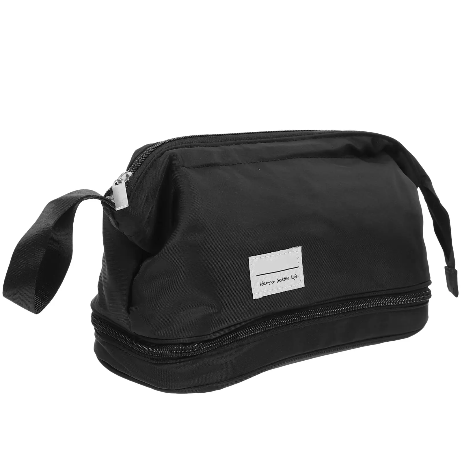 Bag Oxford Pouch Travel Toiletries Pouch Black Portable Travel Makeup Women Handheld School Toiletry Storage
Bag Oxford Pouch Travel Toiletries Pouch Black Portable Travel Makeup Women Handheld School Toiletry Storage
