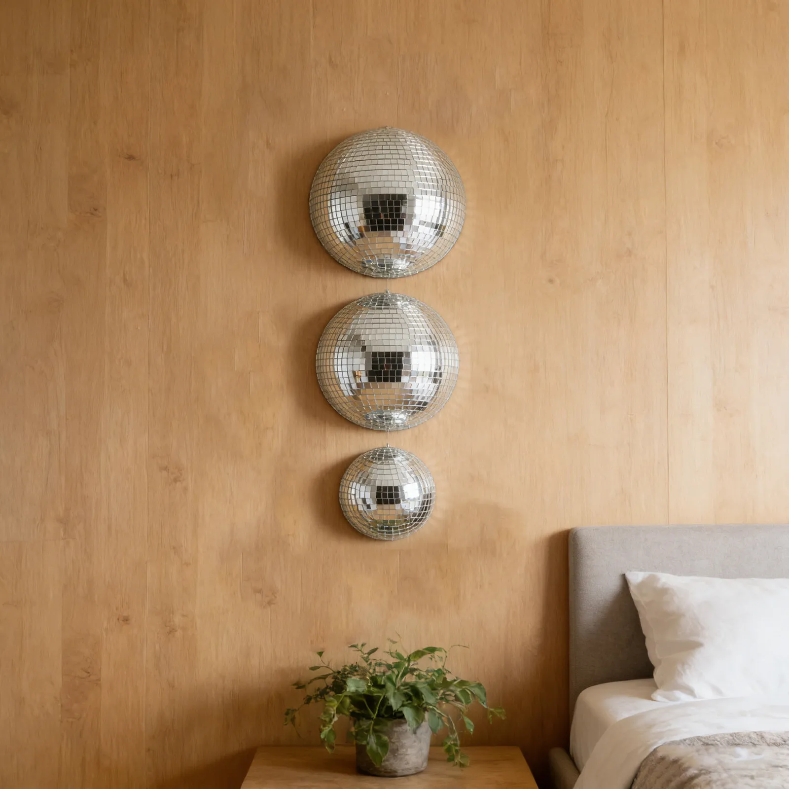 3Pcs Mirror Disco Ball Mirror Glass Reflective Globe Half Hemisphere Adhesive Balls 7.68 5.91 3.86 Inch for Weddings 70S 80S
3Pcs Mirror Disco Ball Mirror Glass Reflective Globe Half Hemisphere Adhesive Balls 7.68 5.91 3.86 Inch for Weddings 70S 80S