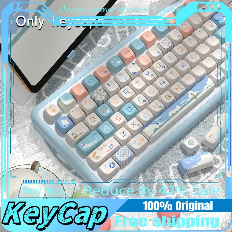 Beach Summer Theme Keycaps 138/158 Key Cherry/Sca Profile Pbt Mechanical Keyboard Anime Cartoon Game Office Festival Gift Keycap
Beach Summer Theme Keycaps 138/158 Key Cherry/Sca Profile Pbt Mechanical Keyboard Anime Cartoon Game Office Festival Gift Keycap
