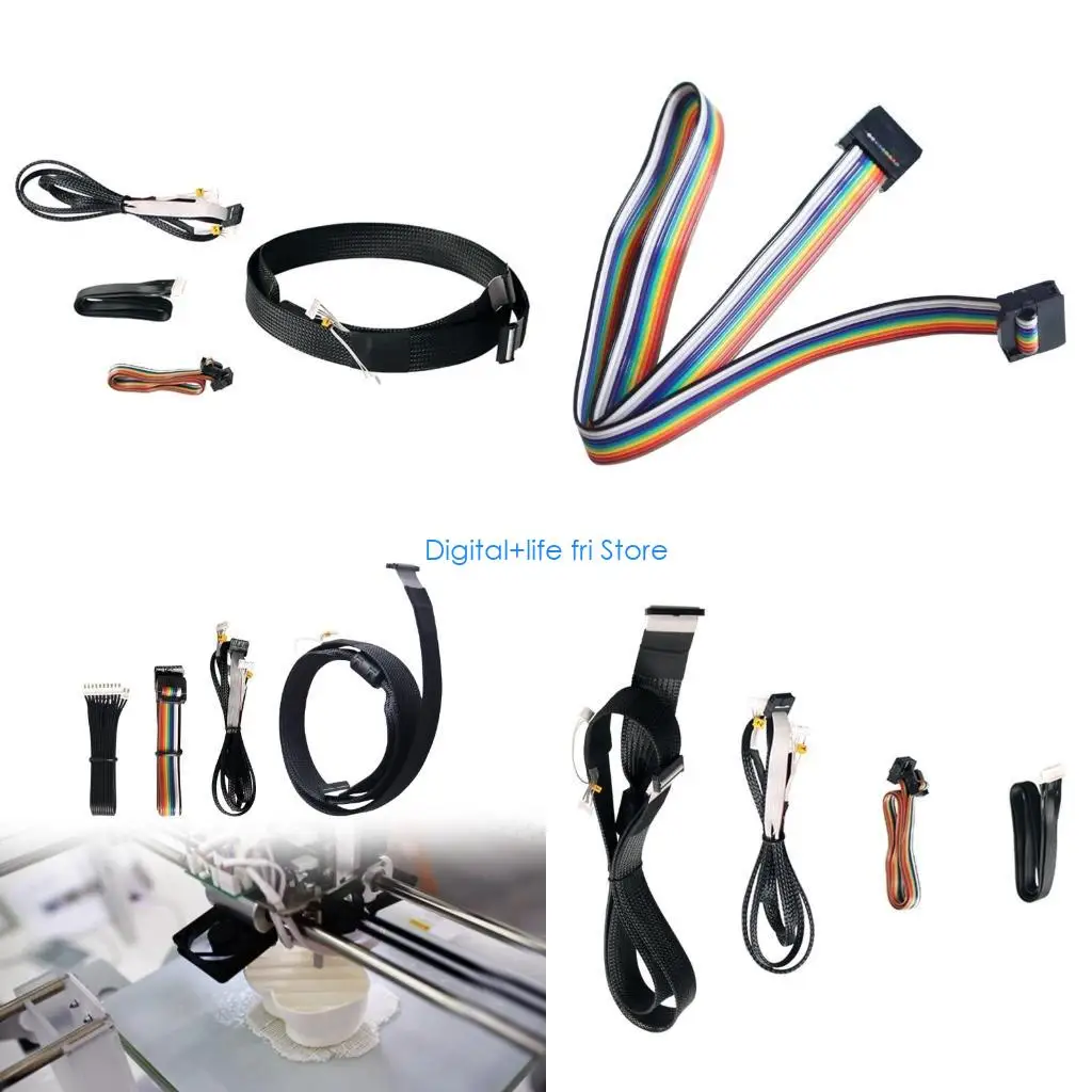E06D Full Ranges 3D Printer Cable Set Functionality for Ender 3 3D Printing
E06D Full Ranges 3D Printer Cable Set Functionality for Ender 3 3D Printing