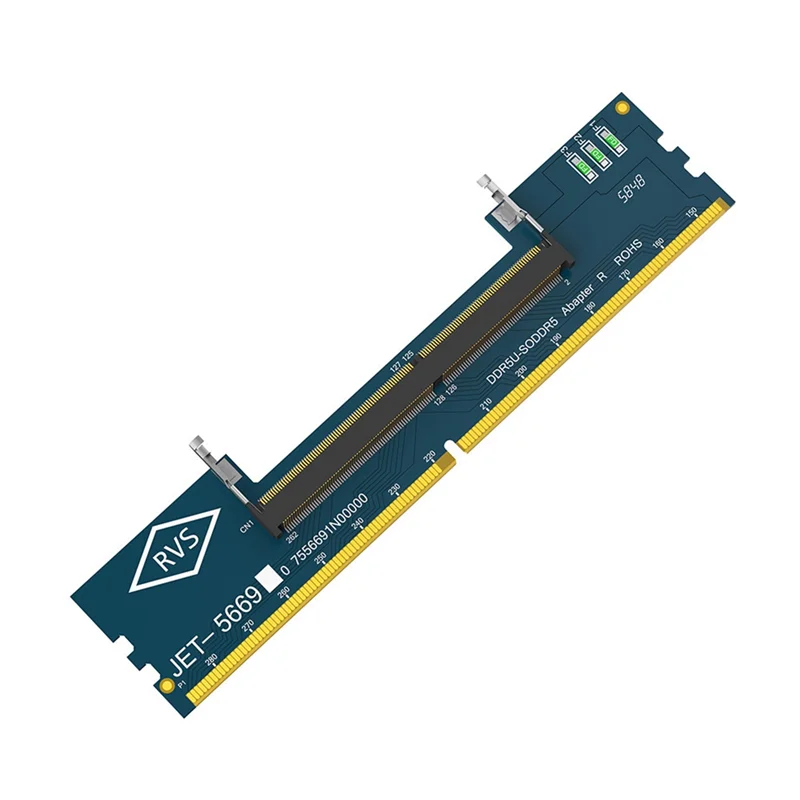 Классическая карта памяти DDR5 для ноутбука в адаптер памяти DDR5 для настольного компьютера SO преобразователь DDR5 в DDR5 U-DIMM
Классическая карта памяти DDR5 для ноутбука в адаптер памяти DDR5 для настольного компьютера SO преобразователь DDR5 в DDR5 U-DIMM