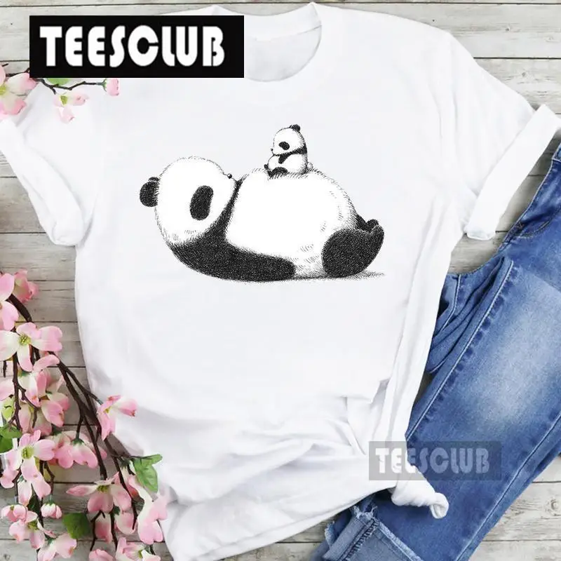 Черно-белая персонализированная футболка с милой пандой, топ с короткими рукавами и круглым вырезом для мужчин и женщин, дизайн с мультяшным медведем
Черно-белая персонализированная футболка с милой пандой, топ с короткими рукавами и круглым вырезом для мужчин и женщин, дизайн с мультяшным медведем