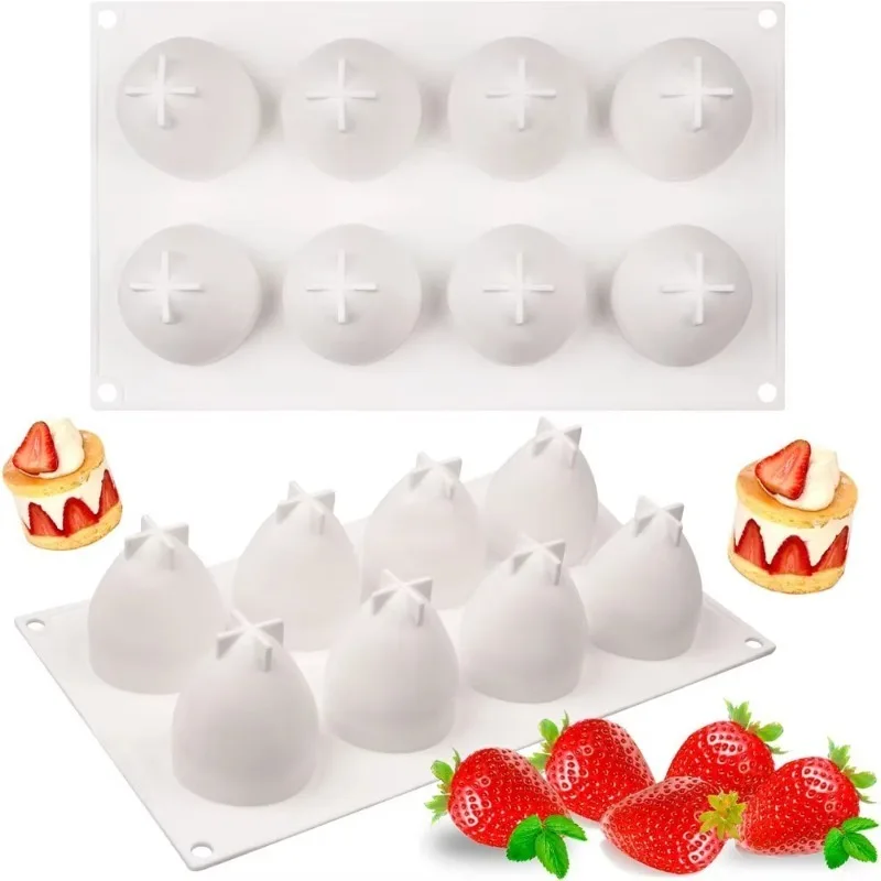 Versatile Silicone Baking Molds for Raspberry Mousse Desserts and Fruit Cake Decorations Reusable Kitchen Tools for Home Bakers
Versatile Silicone Baking Molds for Raspberry Mousse Desserts and Fruit Cake Decorations Reusable Kitchen Tools for Home Bakers