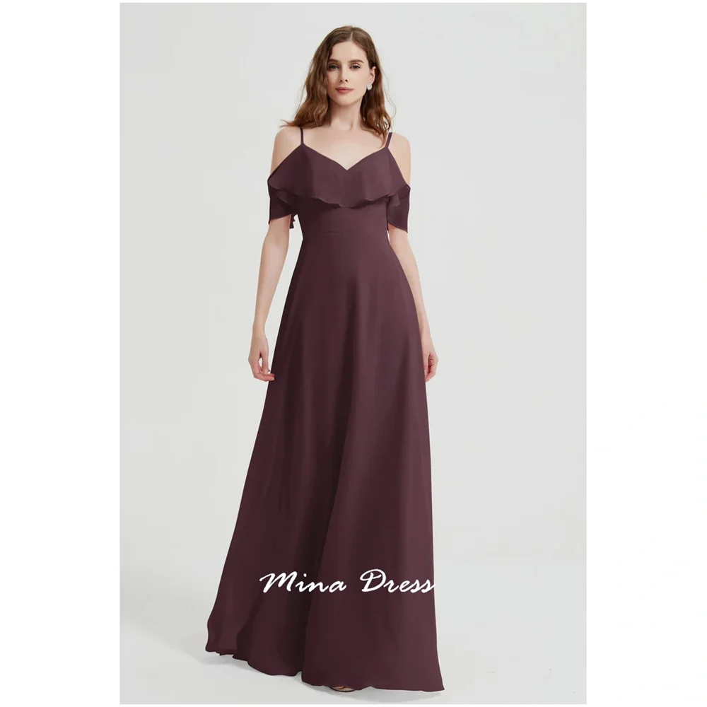 Mina Customized Off-shoulder Elegant Dresses for Parties 2025 Floating Sleeves Evening Dress Woman Ruffle Edge Prom Party Womens
Mina Customized Off-shoulder Elegant Dresses for Parties 2025 Floating Sleeves Evening Dress Woman Ruffle Edge Prom Party Womens