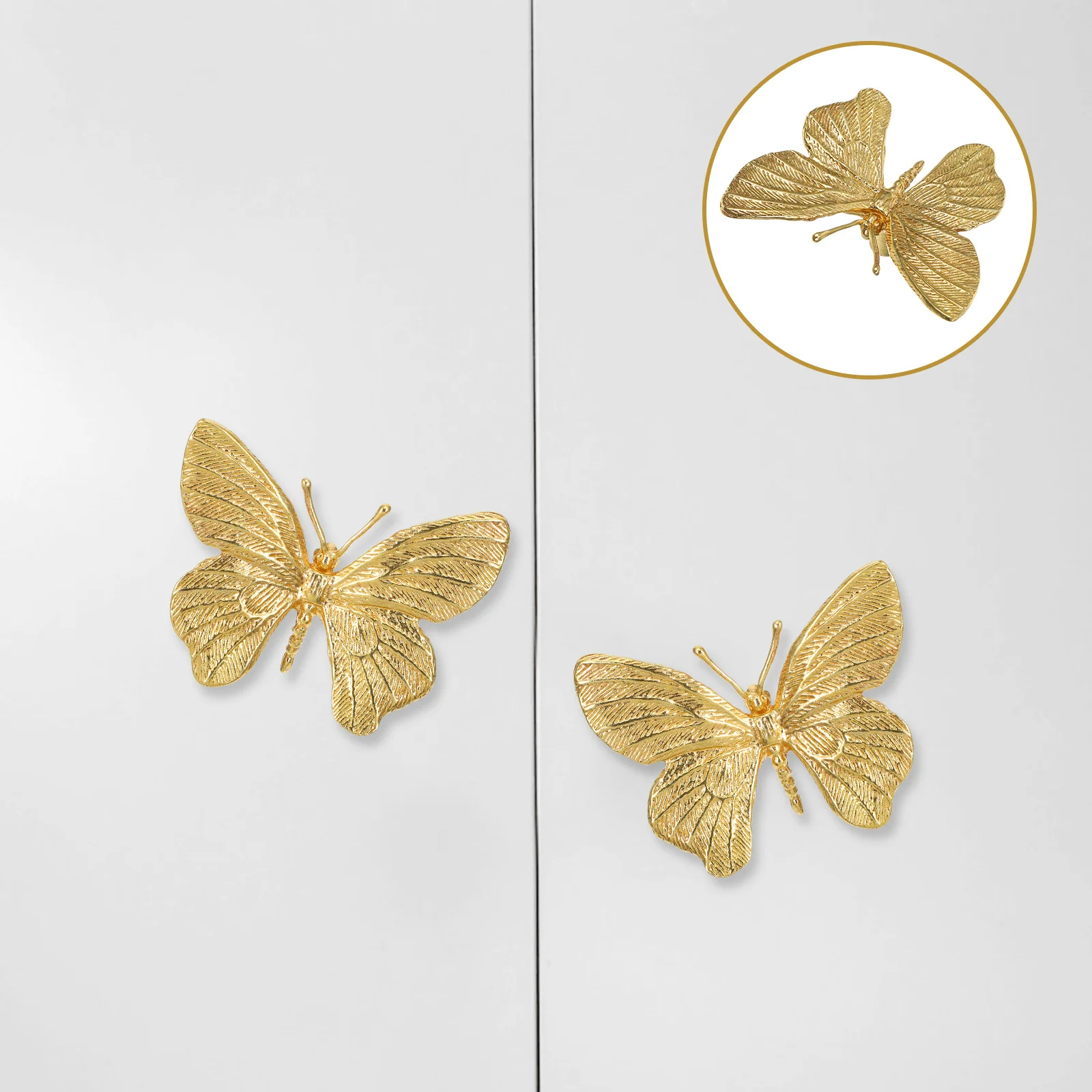 Creative Brass Butterfly Handles Decorative Door Knobs for Cabinets Drawers Wardrobes Closet Nightstand Bookshelves Furniture
Creative Brass Butterfly Handles Decorative Door Knobs for Cabinets Drawers Wardrobes Closet Nightstand Bookshelves Furniture