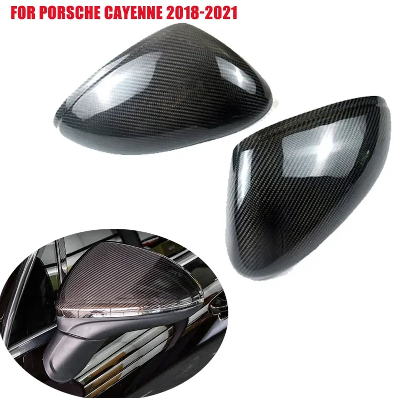Car Accessories Wing Rearview Mirror Covers Side Rear View Mirror Caps Carbon Fiber Stickers For Porsche Cayenne 2018 ~ 2021
Car Accessories Wing Rearview Mirror Covers Side Rear View Mirror Caps Carbon Fiber Stickers For Porsche Cayenne 2018 ~ 2021
