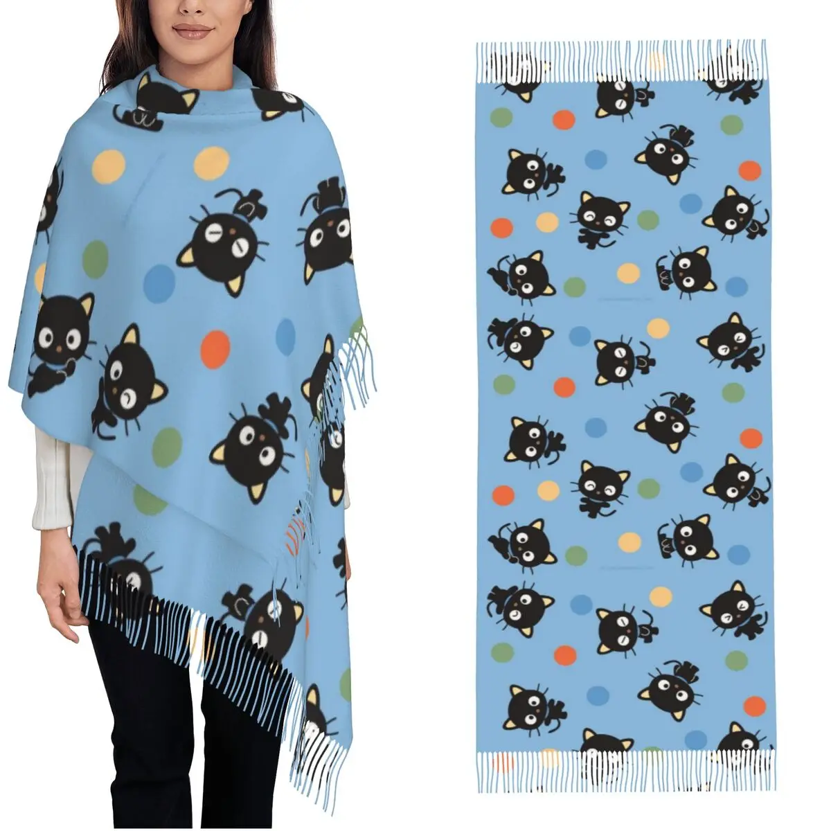 Chococats Kawaii Women's Scarf Pashmina Shawls and Wraps for Evening Dresses Travel Cashmere Feel Large Scarves
Chococats Kawaii Women's Scarf Pashmina Shawls and Wraps for Evening Dresses Travel Cashmere Feel Large Scarves