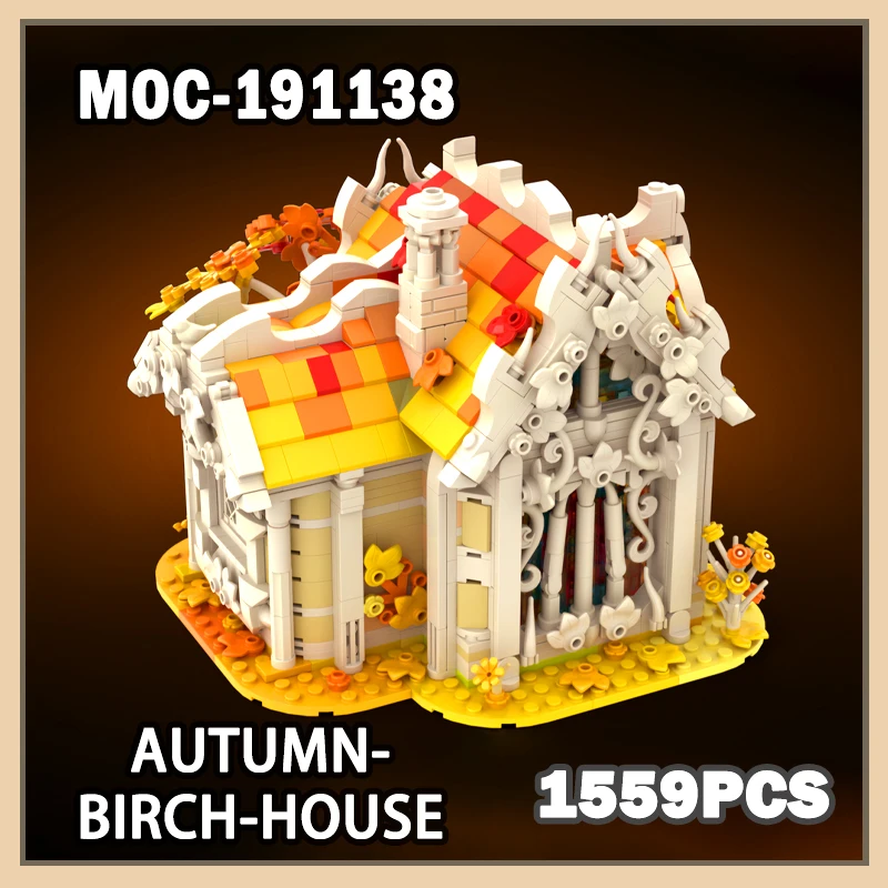 MOC-191138 Autumn-Birch-House Urban Building Blocks City Aesthetic Beauty Set Adults Creative Gifts Christmas Decoration 1559PCS
MOC-191138 Autumn-Birch-House Urban Building Blocks City Aesthetic Beauty Set Adults Creative Gifts Christmas Decoration 1559PCS