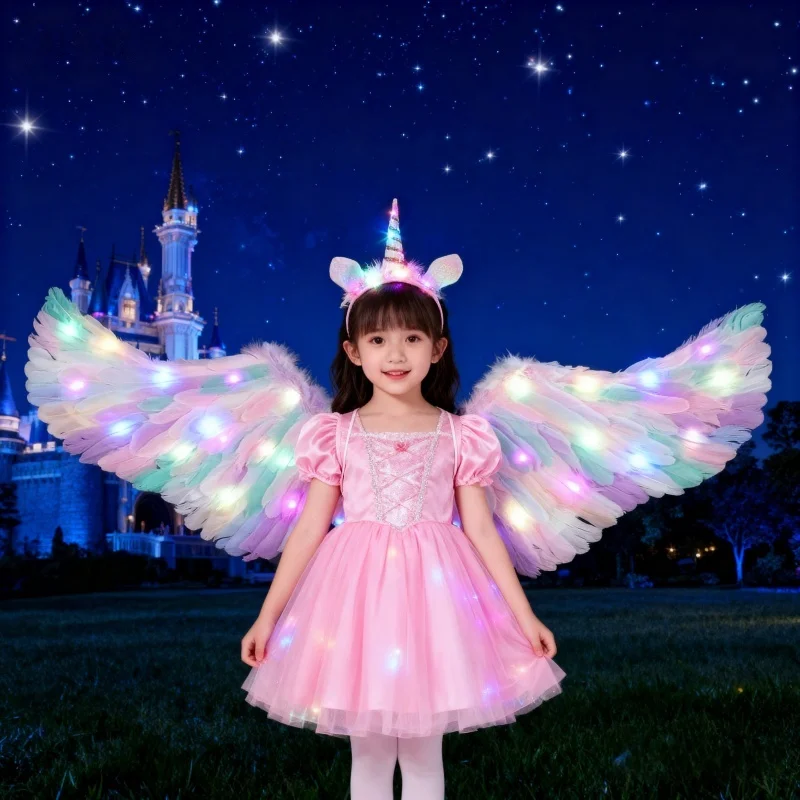 Командный костюм для выступления, реквизит, светодиодный цвет, перо, крылья, украшение на спину, повязка на голову с ореолом, сказочная палочка, реквизит для праздничной вечеринки
Командный костюм для выступления, реквизит, светодиодный цвет, перо, крылья, украшение на спину, повязка на голову с ореолом, сказочная палочка, реквизит для праздничной вечеринки