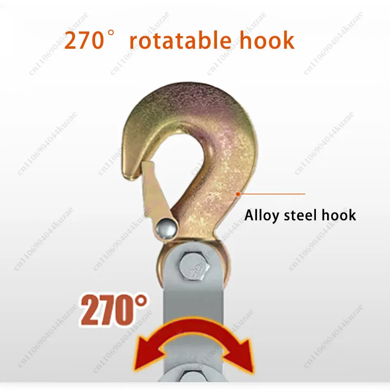 Galvanized Labor-Saving Pulley Block, 250KG Load Mini Manual Chain Hoist Portable Micro Lifting Small Crane Tool
Galvanized Labor-Saving Pulley Block, 250KG Load Mini Manual Chain Hoist Portable Micro Lifting Small Crane Tool