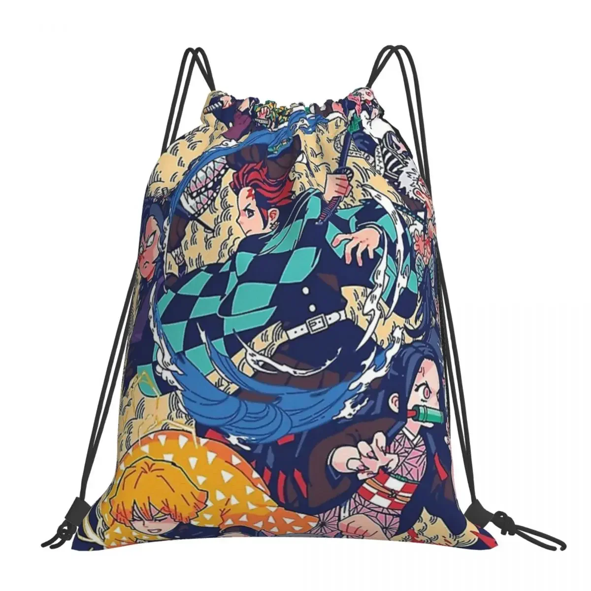 Anime Demon Slayer Kamado Tanjirou Backpacks Portable Drawstring Bag Drawstring Bundle Pocket Sports Bag Book Bags For Man Woman 
Anime Demon Slayer Kamado Tanjirou Backpacks Portable Drawstring Bag Drawstring Bundle Pocket Sports Bag Book Bags For Man Woman