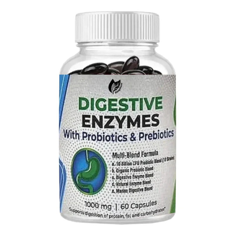 Digestive Enzyme 1000MG Prebiotics and Probiotics, Suitable for Women and Men -60 Capsules
Digestive Enzyme 1000MG Prebiotics and Probiotics, Suitable for Women and Men -60 Capsules