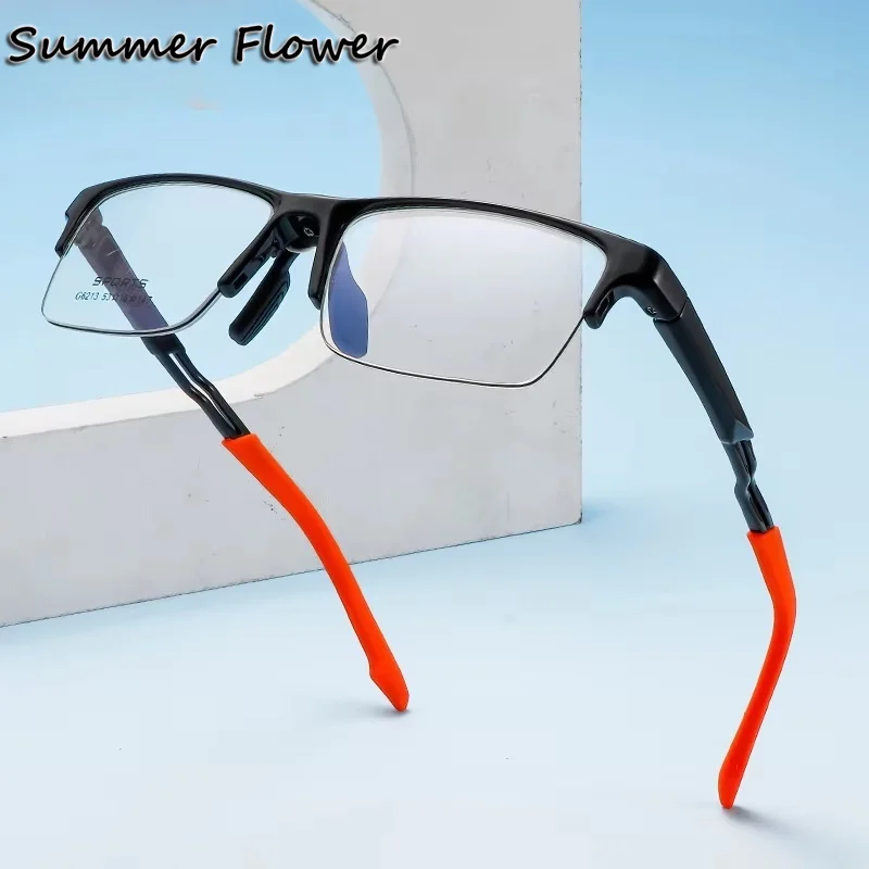 Sport Eyewear Men TR90 Fashion Design Semi Frame for Prescription Lenses Durable Optical Gafas Flexible Spectacle for Male
Sport Eyewear Men TR90 Fashion Design Semi Frame for Prescription Lenses Durable Optical Gafas Flexible Spectacle for Male