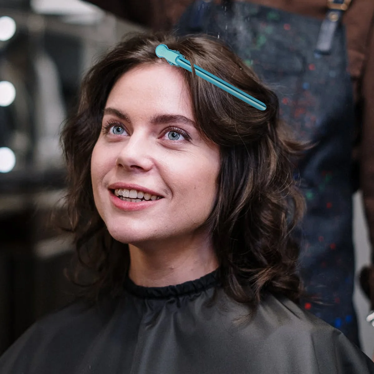 6Pcs Hairdressing Clip Set Sturdy Metal Clips Bright Color Salon Styling Partition Hair Clips for Professional Hair 
6Pcs Hairdressing Clip Set Sturdy Metal Clips Bright Color Salon Styling Partition Hair Clips for Professional Hair